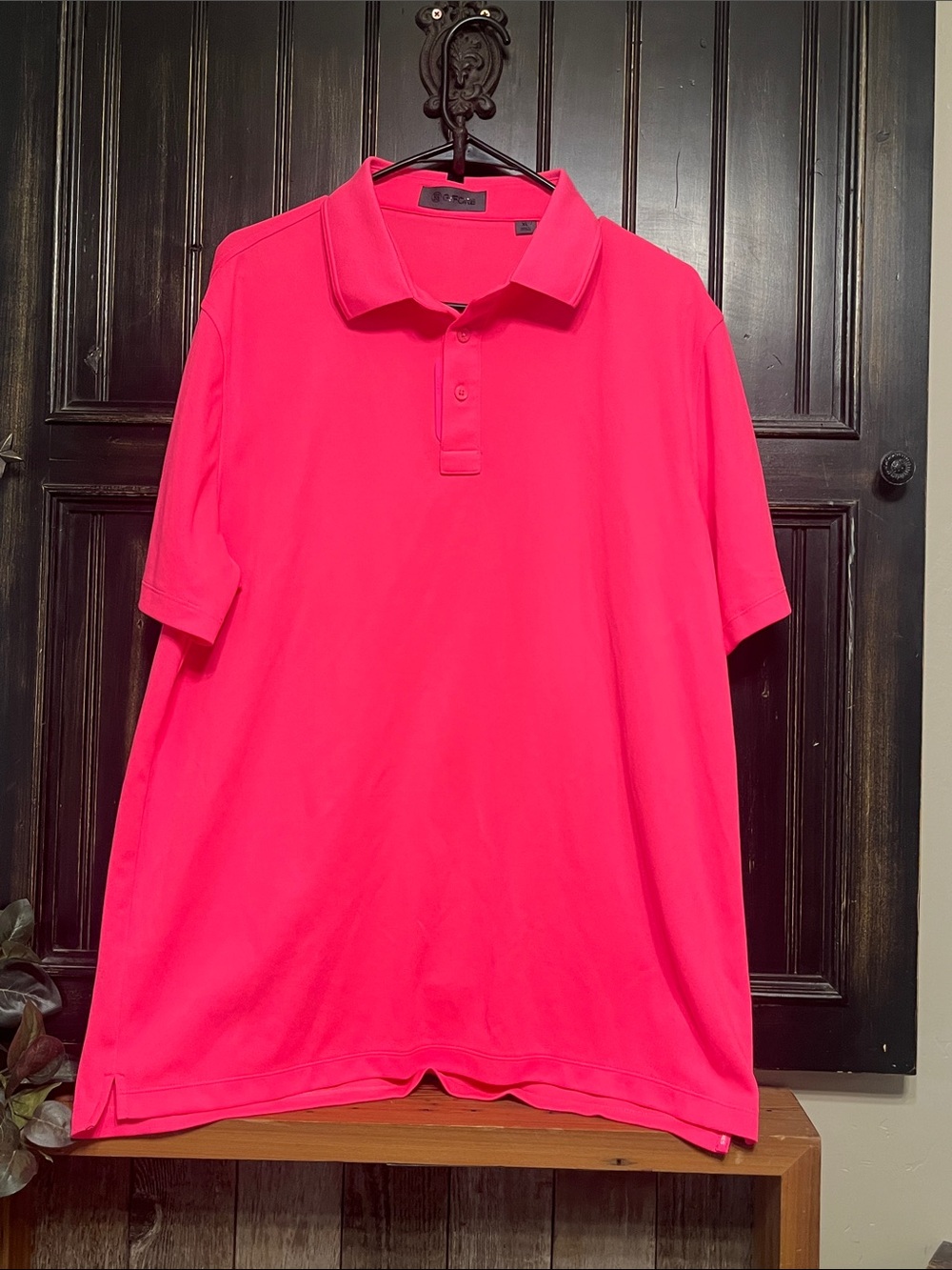 G/FORE Men's Polo Shirt - Hot Pink